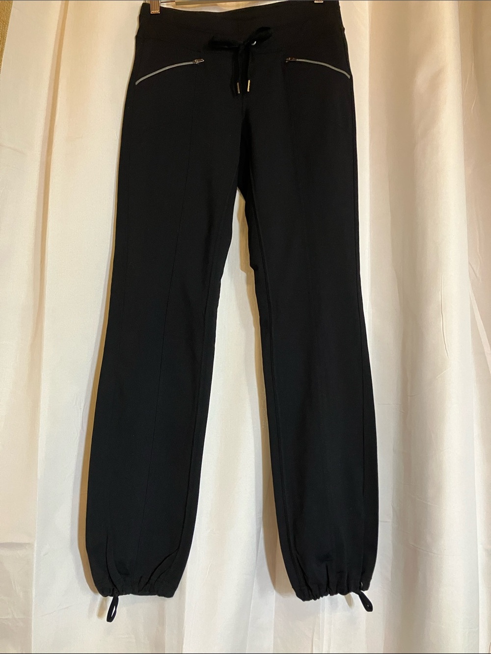 Athleta Black Women's Drawstring Track Joggers